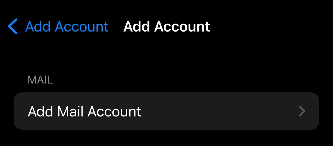 Add mail account